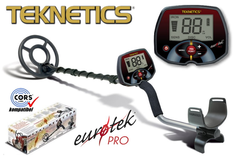 Teknetics Eurotek PRO (LTE) Metalldetektor (Rabattpreis)